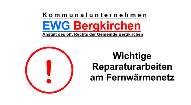 Fernwärme – wichtige Reparaturarbeiten